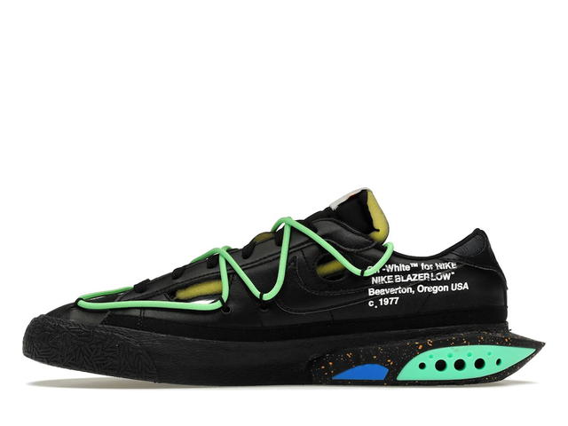 Nike Nike Blazer Low Off-White Black Electro Green - view 3