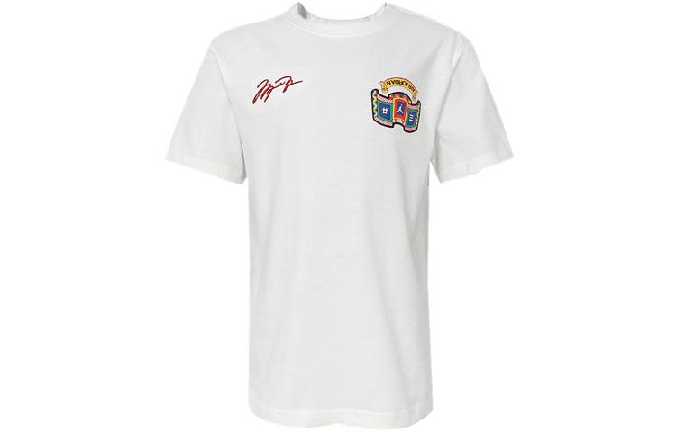 Jordan Jordan Set in Sleeve T Shirt Men's Sail White