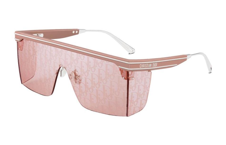 Dior Dior Acetate Irregular Shape Sunglasses Unisex Pink