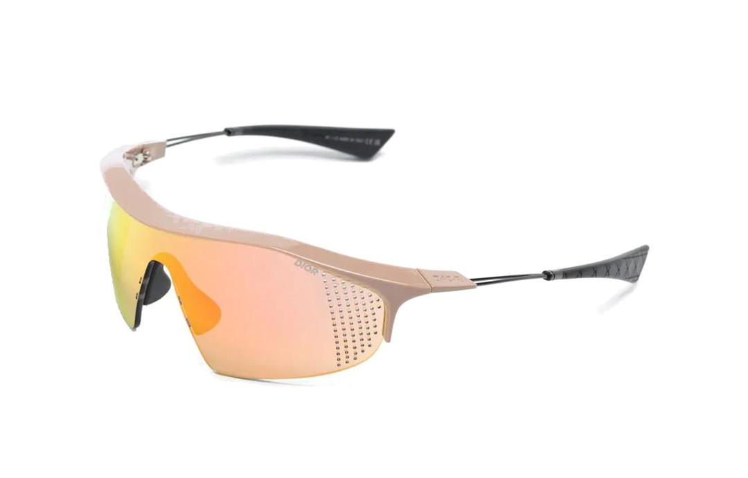 Dior Dior Acetate Irregular Shape Sunglasses Women's Pink