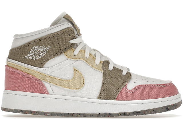 Jordan Jordan 1 Mid SE Pastel Vivid Green Grind (GS) - view 1