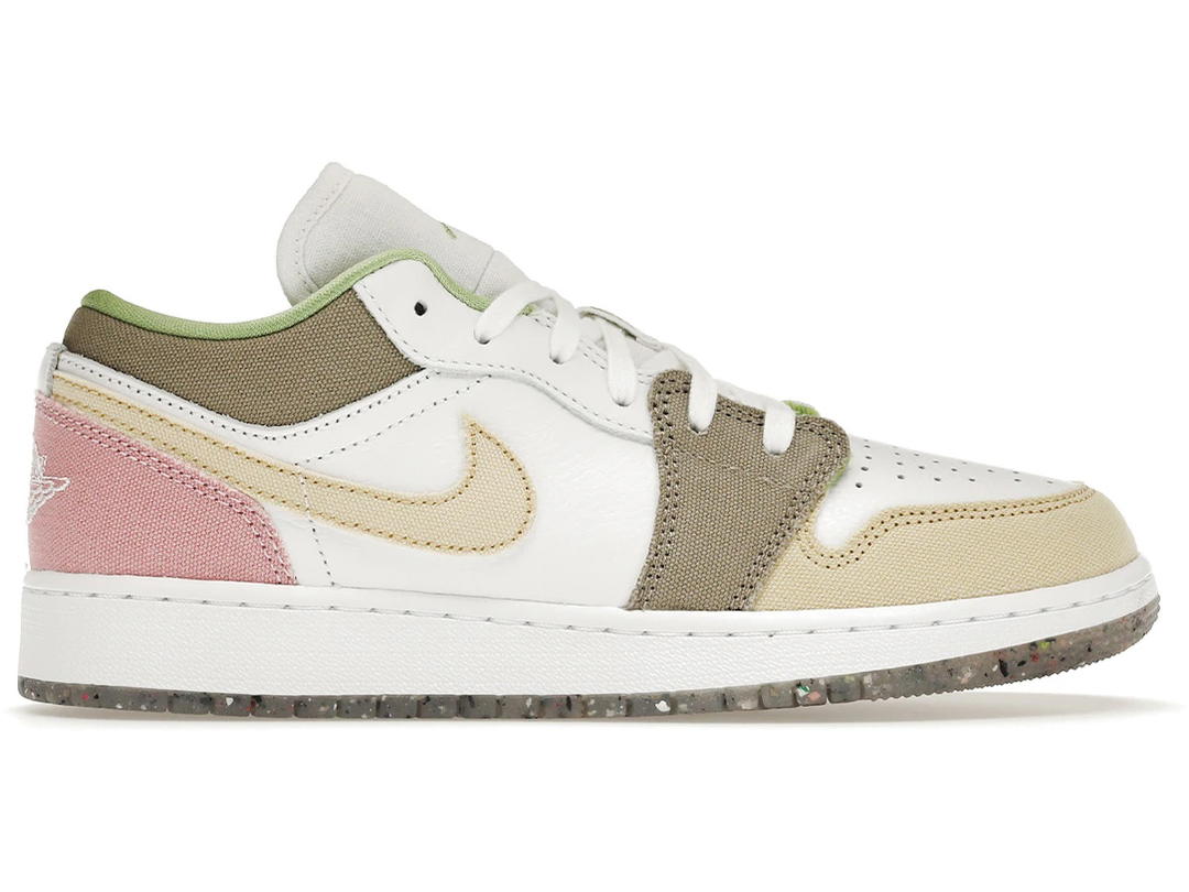Jordan Jordan 1 Low Pastel Grind Vivid Green (GS)