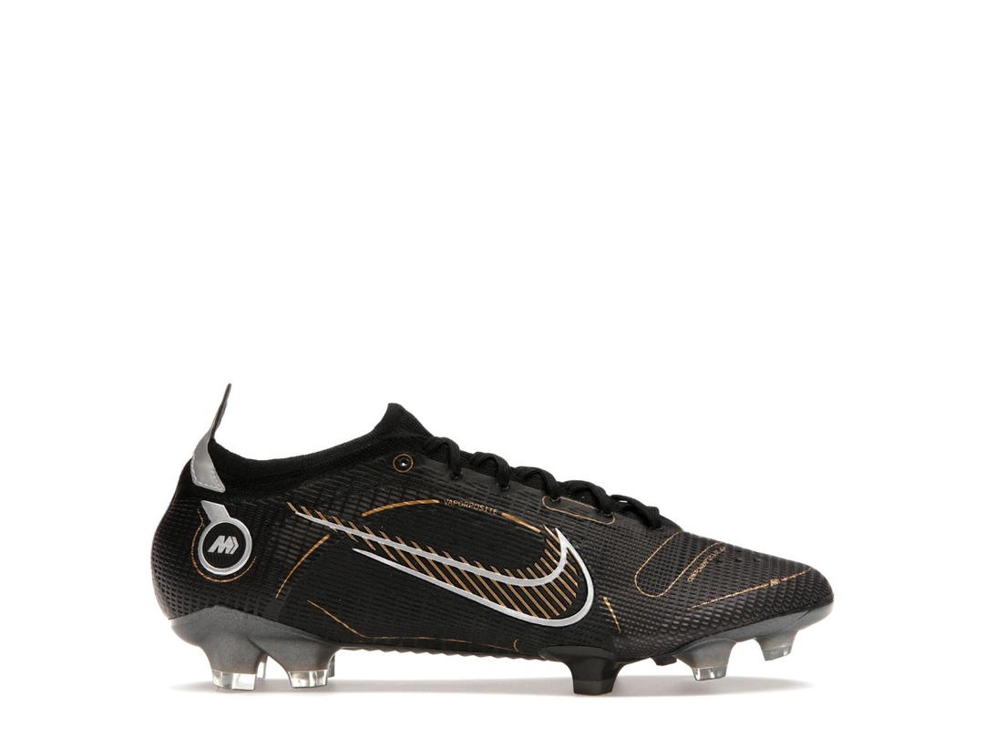 Nike Nike Mercurial Vapor 14 Elite FG Black Metallic Silver Cave Stone Metallic Gold