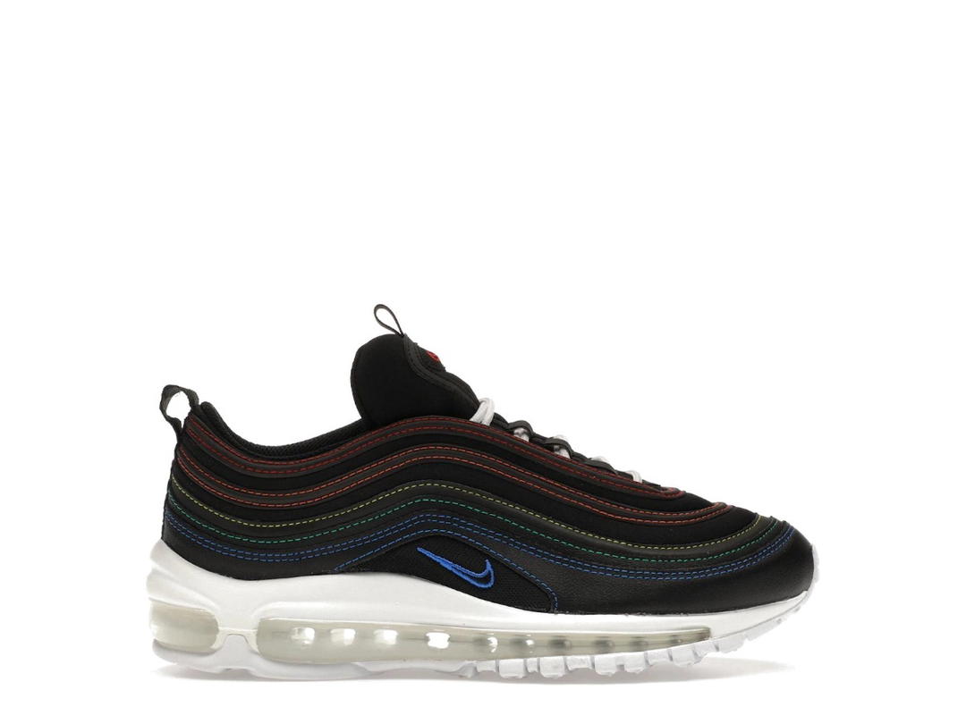 Nike Nike Air Max 97 Black Rainbow Stitching (Women's)
