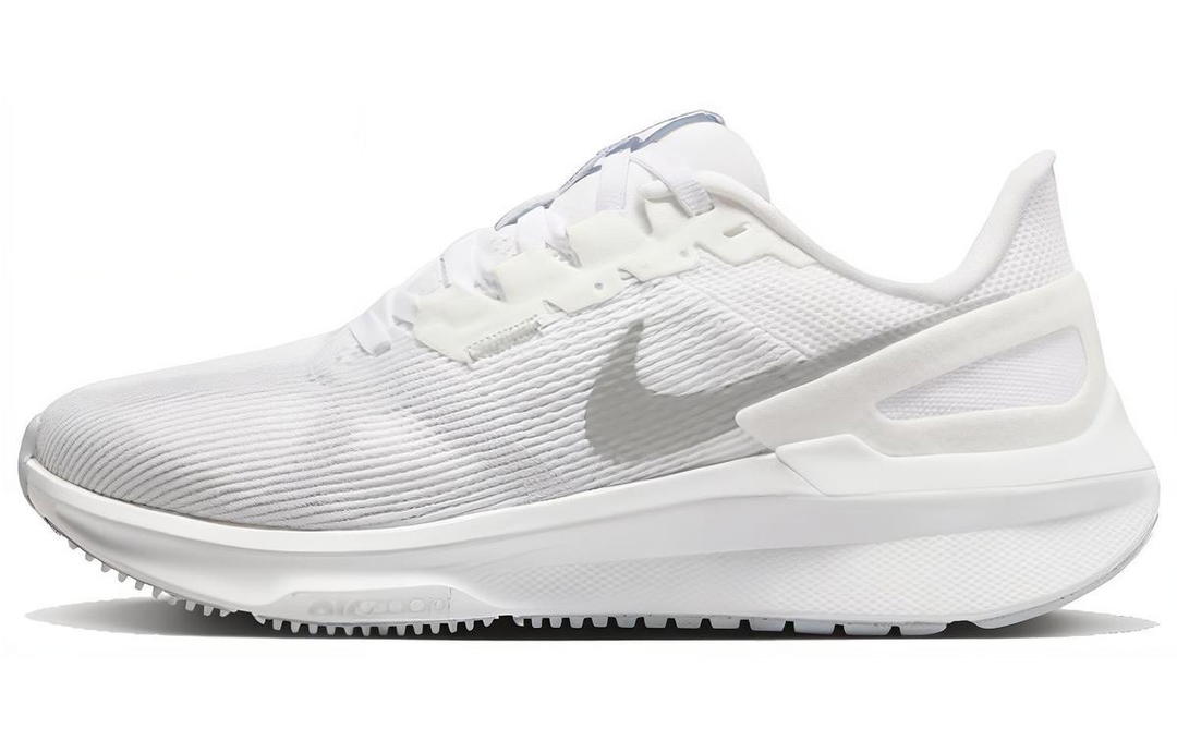 Nike Nike Zoom Structure 25 White Metallic Silver Women's