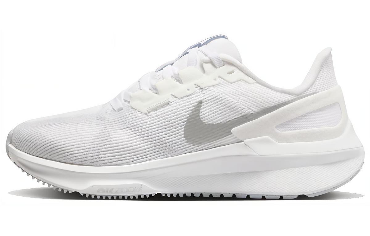 Nike Nike Zoom Structure 25 White Metallic Silver Women's