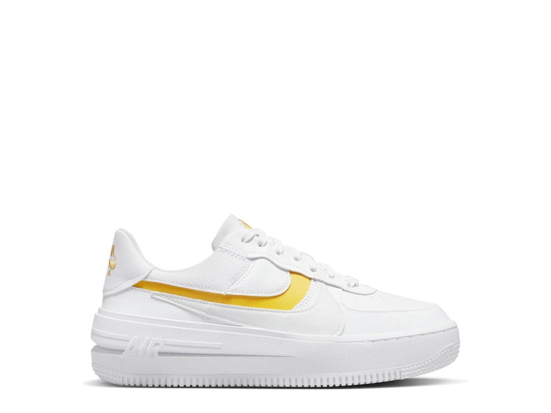 Nike Nike Air Force 1 PLT.AF.ORM White Yellow Ochre (Women's)