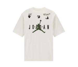 Buy OFF WHITE X Jordan Logo Embroidered T shirt Sail at Sasom – Authentic and Ready to Ship