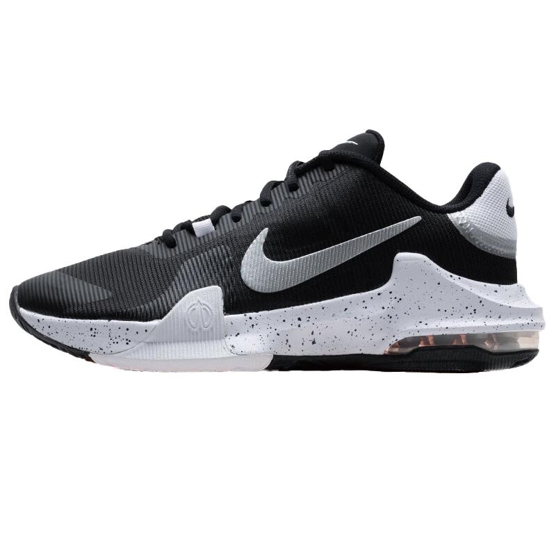 Nike Nike Air Max Impact 4 Low Top Basketball Shoes Men's Black White