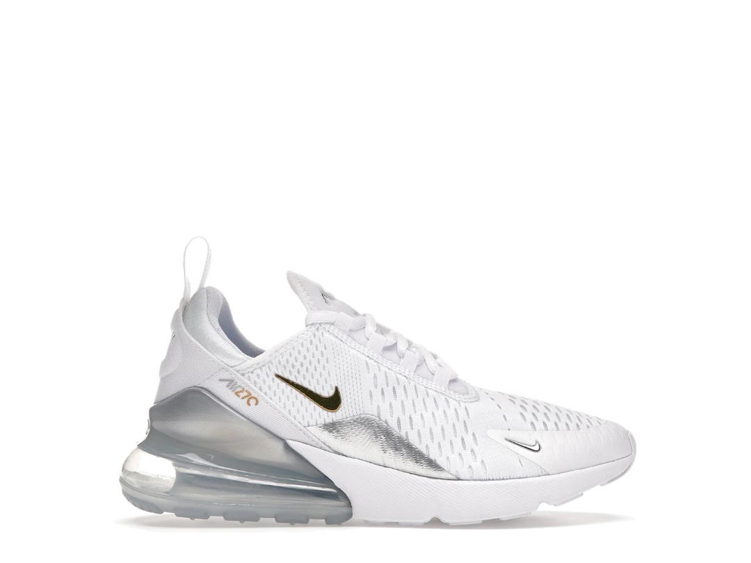 Nike Nike Air Max 270 White Metallic Gold (Women's)