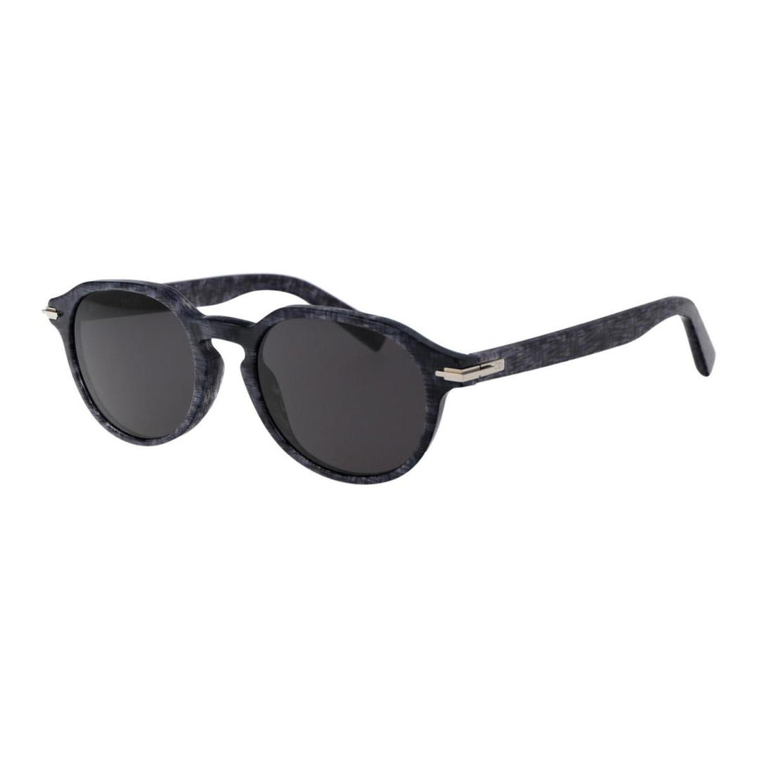 Dior Dior Subject To Official Website Irregular Shape Sunglasses Men Blue