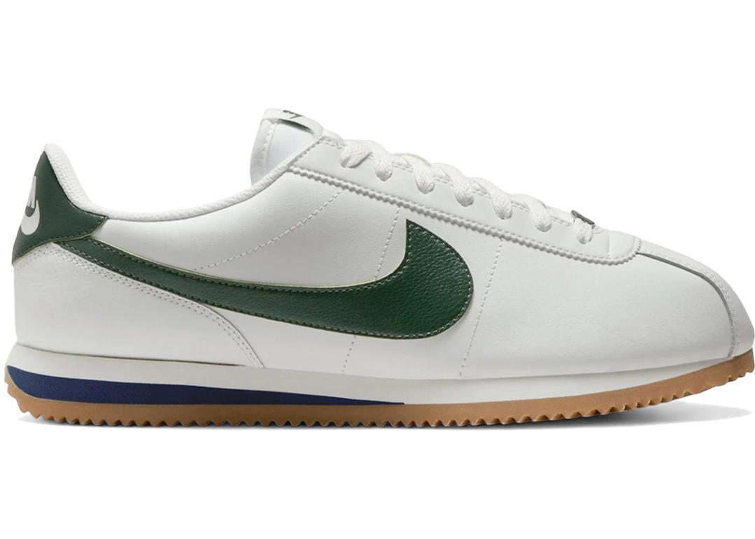 Nike Nike Cortez Leather Summit White Fir Midnight Navy