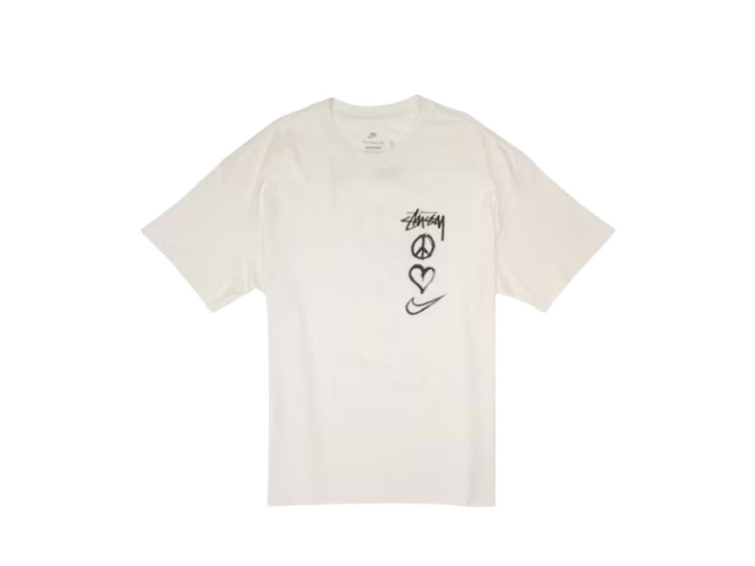Nike Nike x Stussy Peace Love Swoosh T-shirt Asia Sizing White
