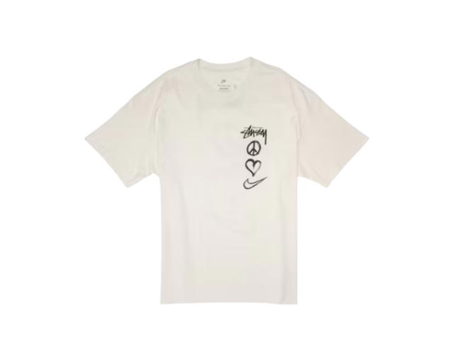 Nike Nike x Stussy Peace Love Swoosh T-shirt Asia Sizing White - view 1