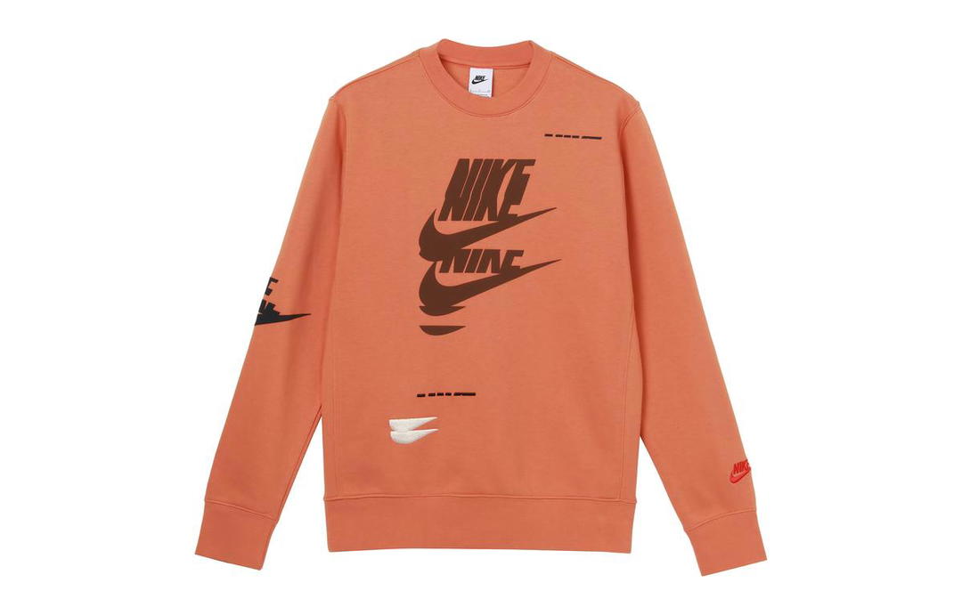 Nike Nike Sportswear Essentials Series Sweatshirts Men Orange