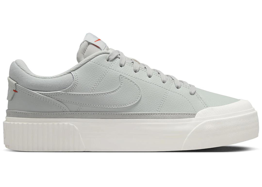 Nike Nike Court Legacy Lift Light Silver Sail Picante Red Feather (Women's)