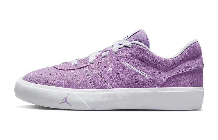 Jordan Jordan Air Jordan Series ES Anti Slip Wear Resistant Low Top Kids' Skateboarding Shoes Purple Teenagers