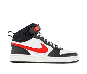 Buy Nike Court Borough Mid 2 White Black University Red (GS) at Sasom – Authentic and Ready to Ship