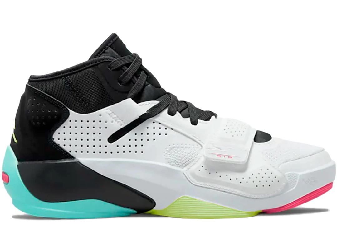 Jordan Jordan Zion 2 White Volt Dynamic Turquoise (GS)