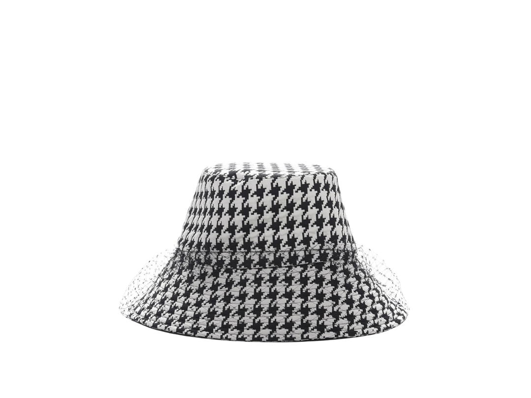 Dior Dior Large Brim Bucket Hat Black White