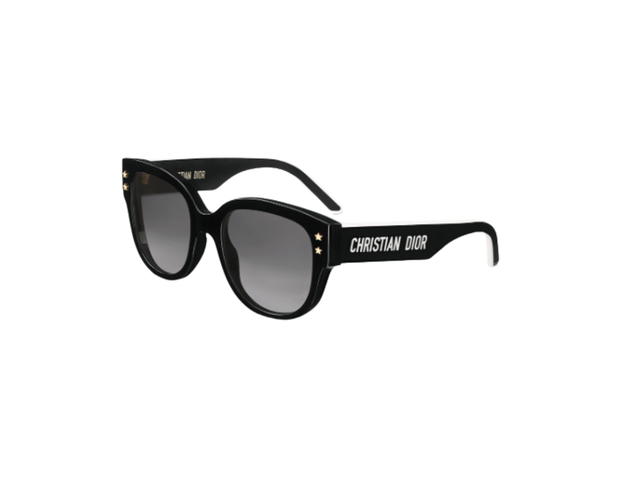 Dior Dior Pacific B2I In Black Acetate With Gray Gradient Lenses - view 1