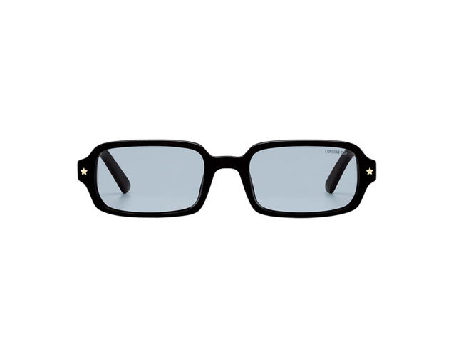 Dior Dior Pacific S3I In Black Rectangular Acetate Frame With Blue Lenses - view 2