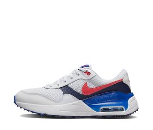 Buy Nike Air Max SYSTM Cushioning Anti-Slip Wear-Resistant Breathability Low-Top Kids Lifestyle Shoes White Blue Teenagers at Sasom – Authentic and Ready to Ship