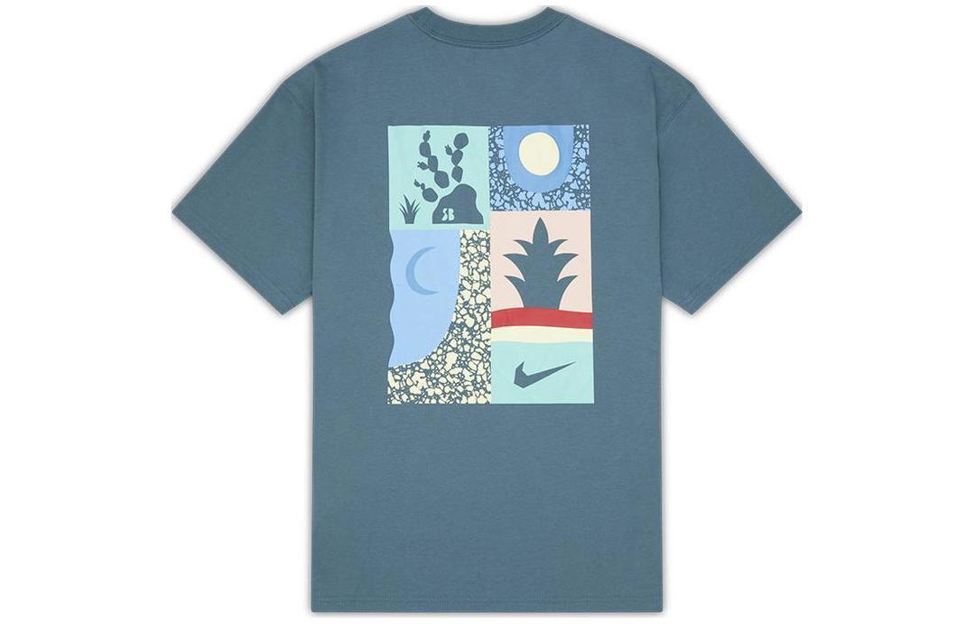 Nike Nike T-Shirts Men Gray Green