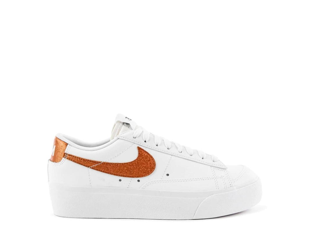 Nike Nike Blazer Low Platform Essential White Metallic Copper (Women's)