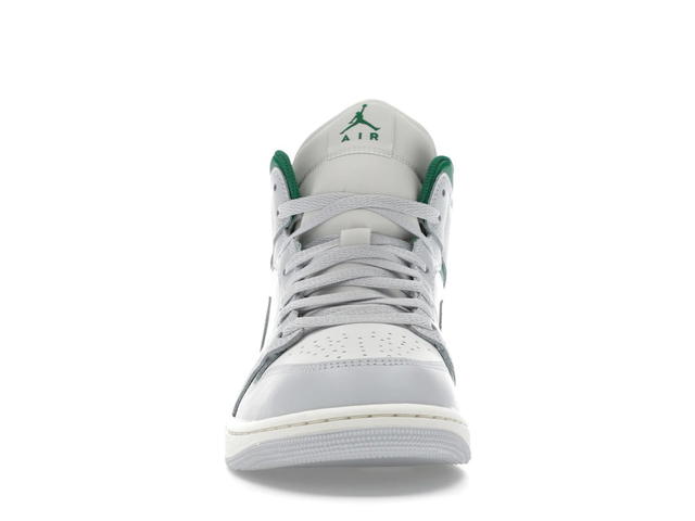 Jordan Jordan 1 Mid White Pure Platinum Pine Green - view 2