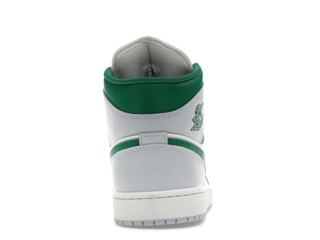 Jordan Jordan 1 Mid White Pure Platinum Pine Green - view 4