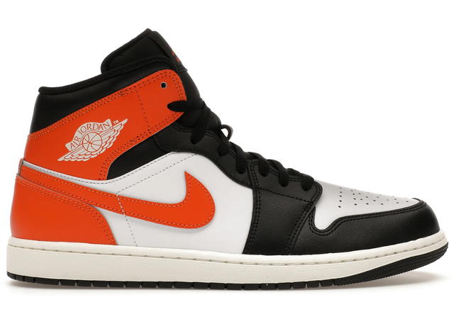 Jordan Jordan 1 Mid Black Toe Starfish - view 1