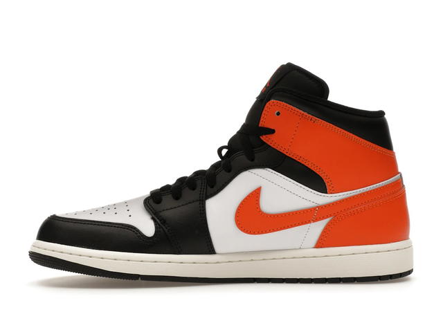Jordan Jordan 1 Mid Black Toe Starfish - view 3