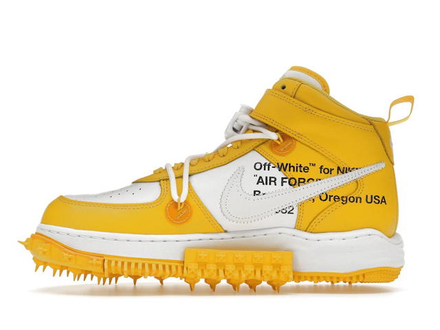 Nike Nike Air Force 1 Mid SP Off-White Varsity Maize - view 3