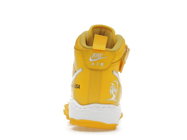 Nike Nike Air Force 1 Mid SP Off-White Varsity Maize - view 4