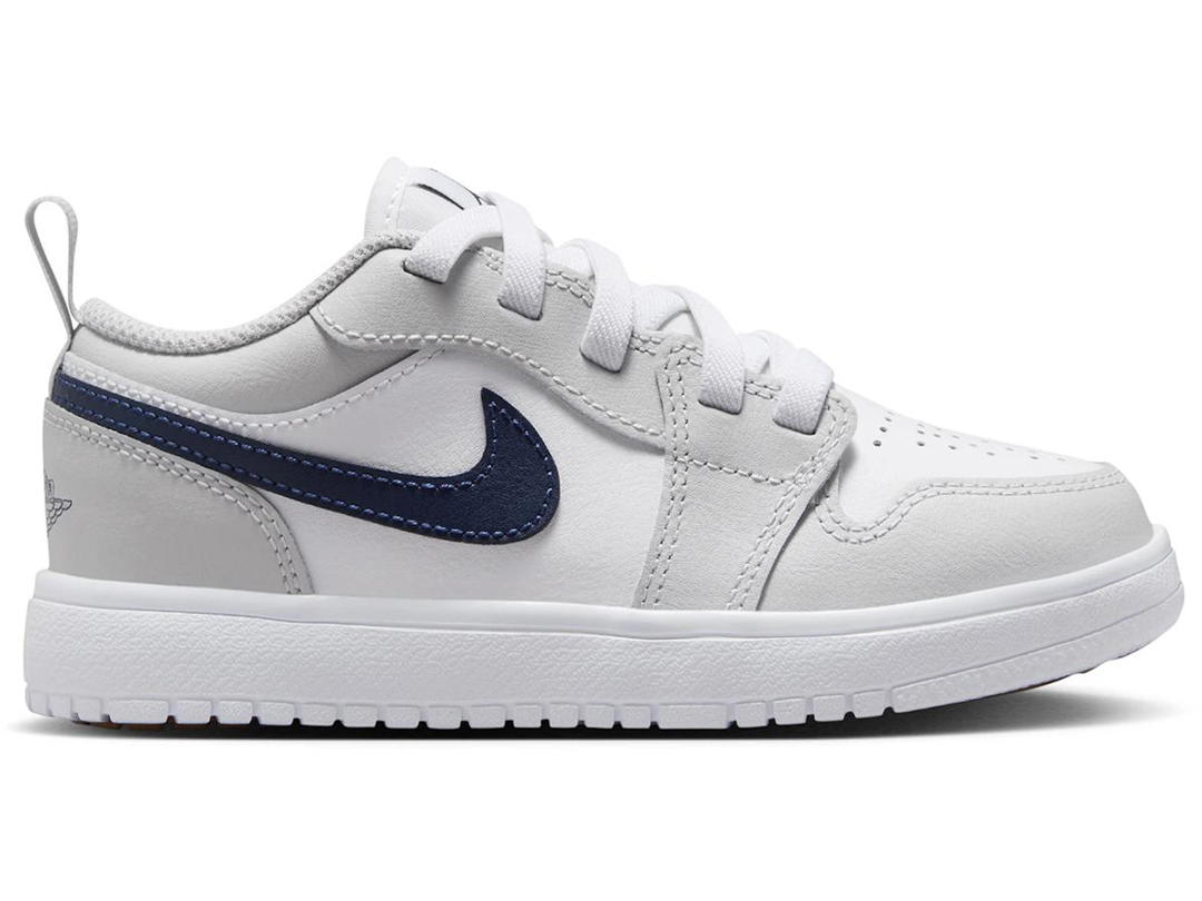 Jordan Jordan 1 Low ALT White Neutral Grey Gum Medium Brown Midnight Navy (PS)