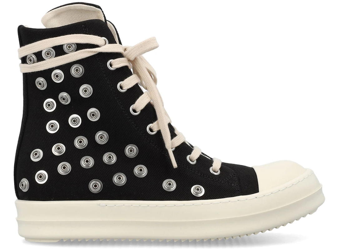 Rick Owens Rick Owens DRKSHDW Sneaks Button Allover Black White (Women's)