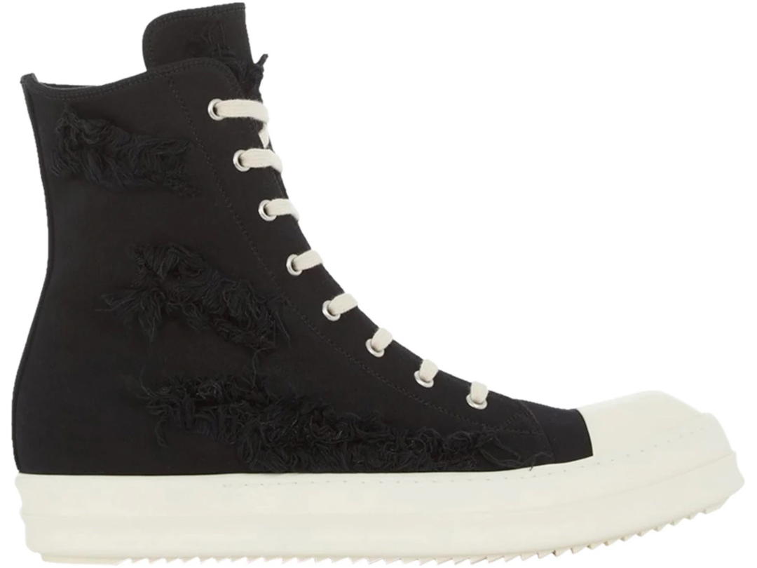 Rick Owens Rick Owens DRKSHDW Fogachine Slashed Stretch Denim High Black Milk