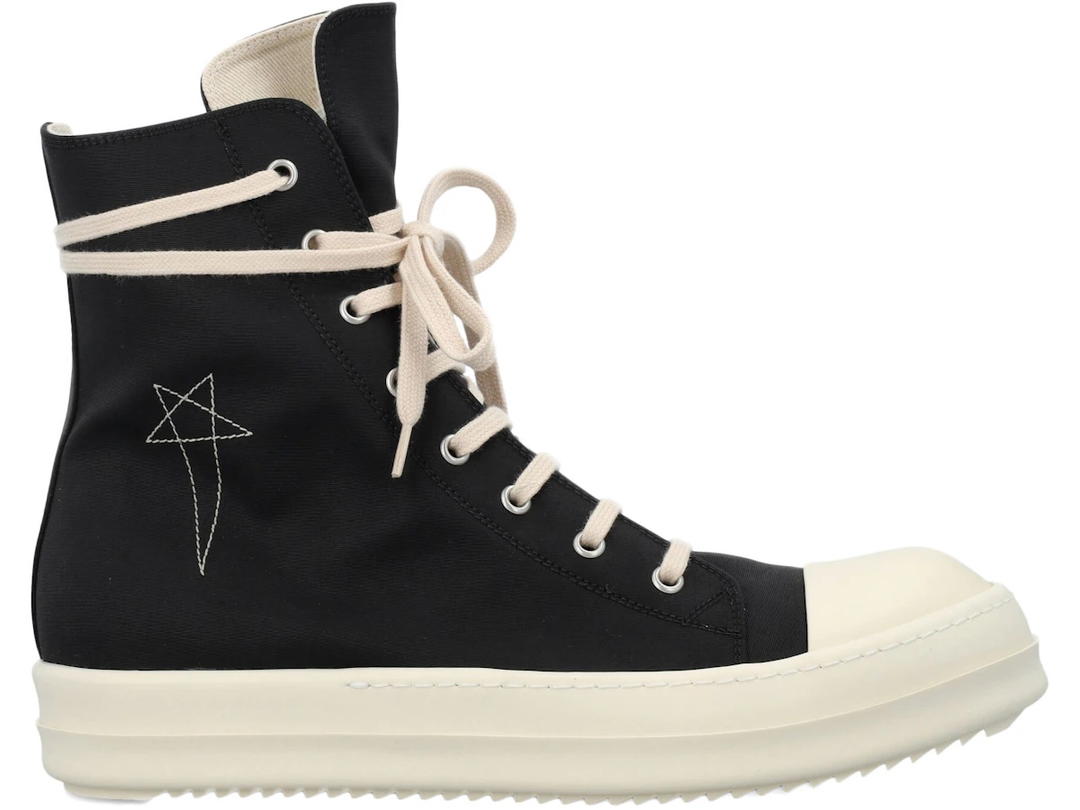 Rick Owens Rick Owens DRKSHDW Fogachine Hi Pentagram Embroidery Black Milk
