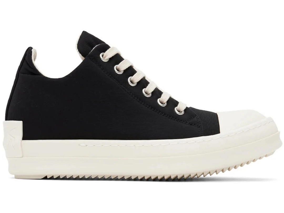 Rick Owens Rick Owens DRKSHDW Ramones Low Top Black Nylon