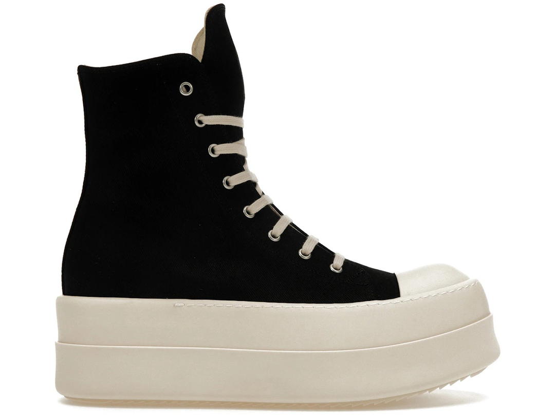 Rick Owens Rick Owens DRKSHDW Mega Bumper Canvas Sneaks Black Milk