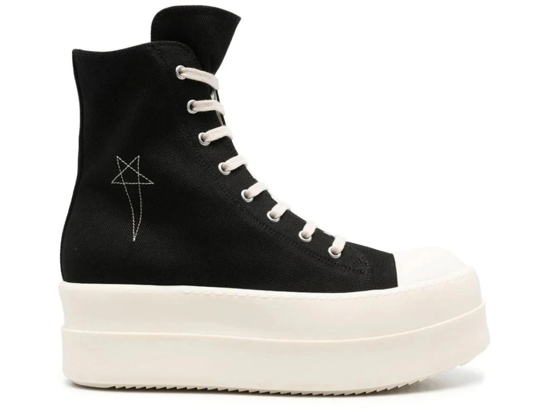 Rick Owens Rick Owens DRKSHDW Double Bumper High Black Milk