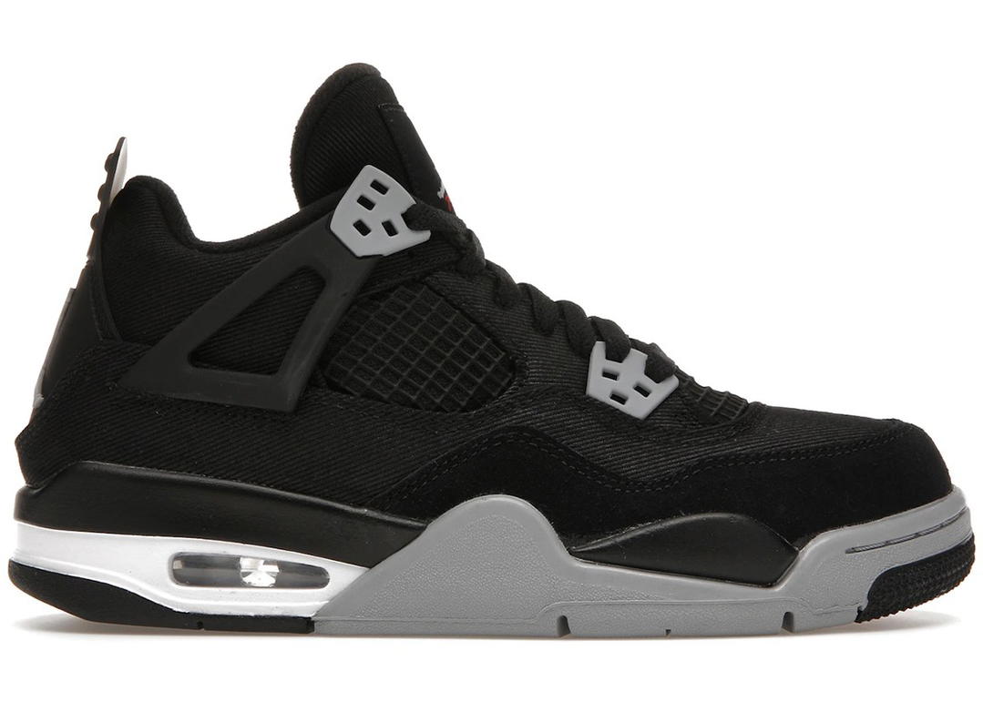 Jordan Jordan 4 Retro Black Canvas (GS)