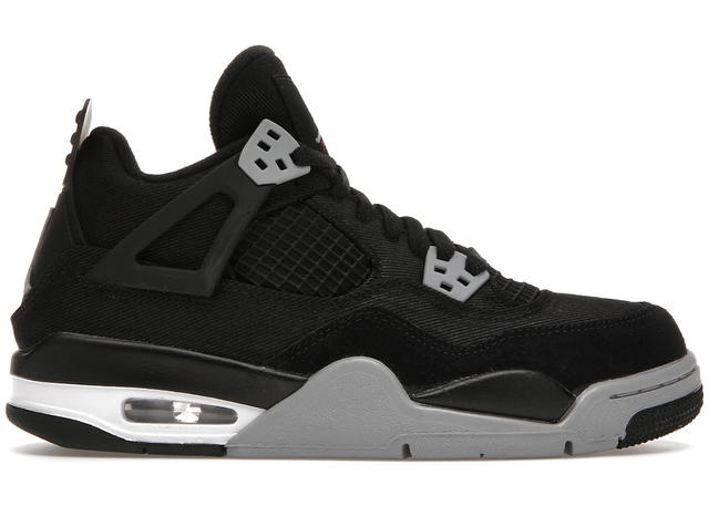 Jordan Jordan 4 Retro Black Canvas (GS) - view 1