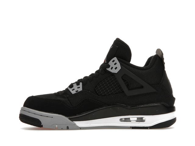 Jordan Jordan 4 Retro Black Canvas (GS) - view 3