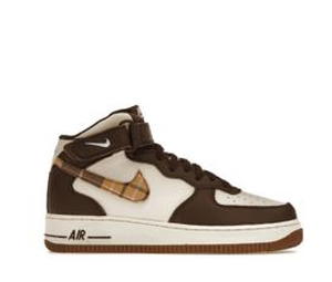 Buy Nike Air Force 1 Mid '07 Brown Plaid at Sasom – Authentic and Ready to Ship