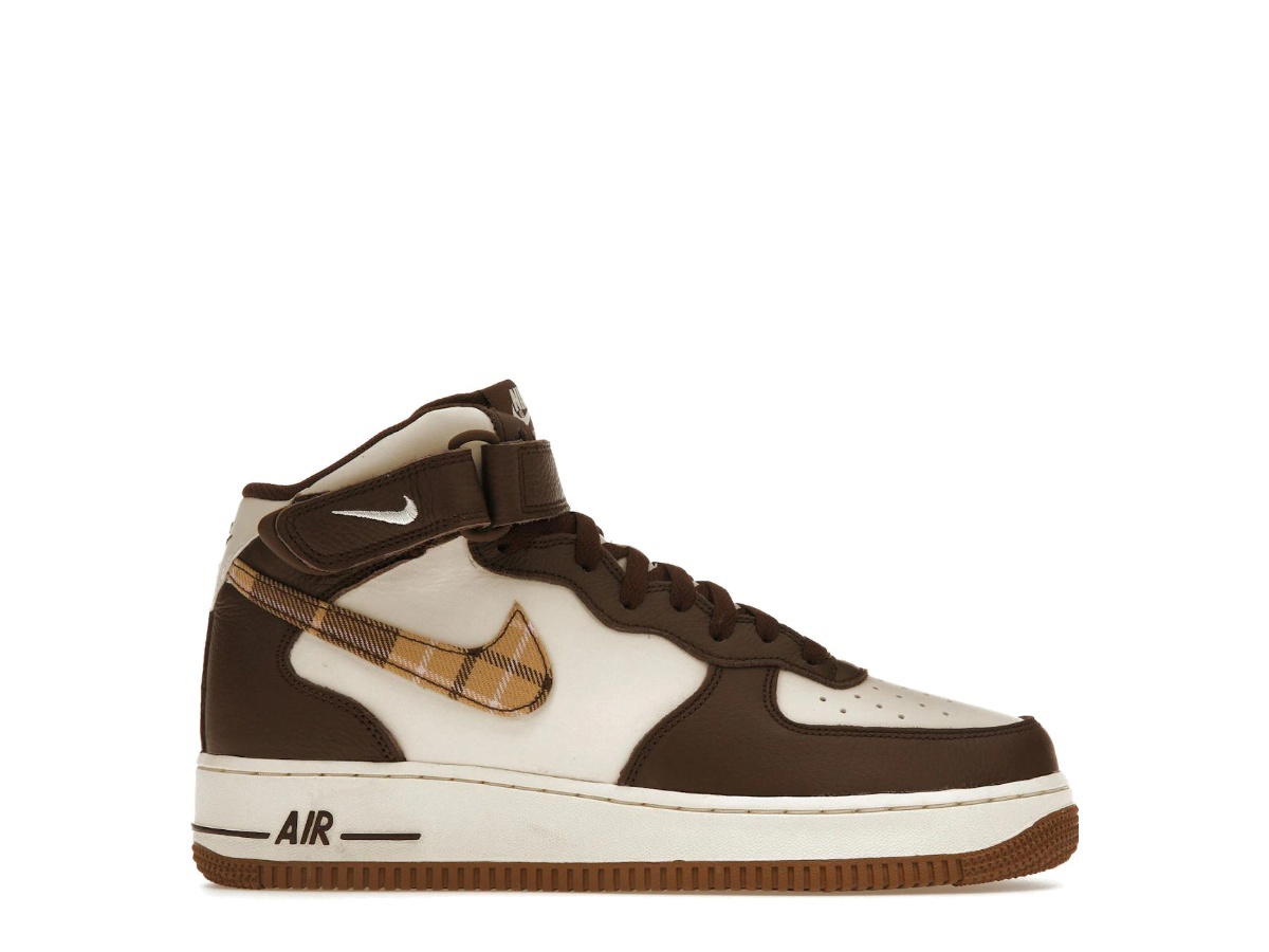 Nike Nike Air Force 1 Mid '07 Brown Plaid