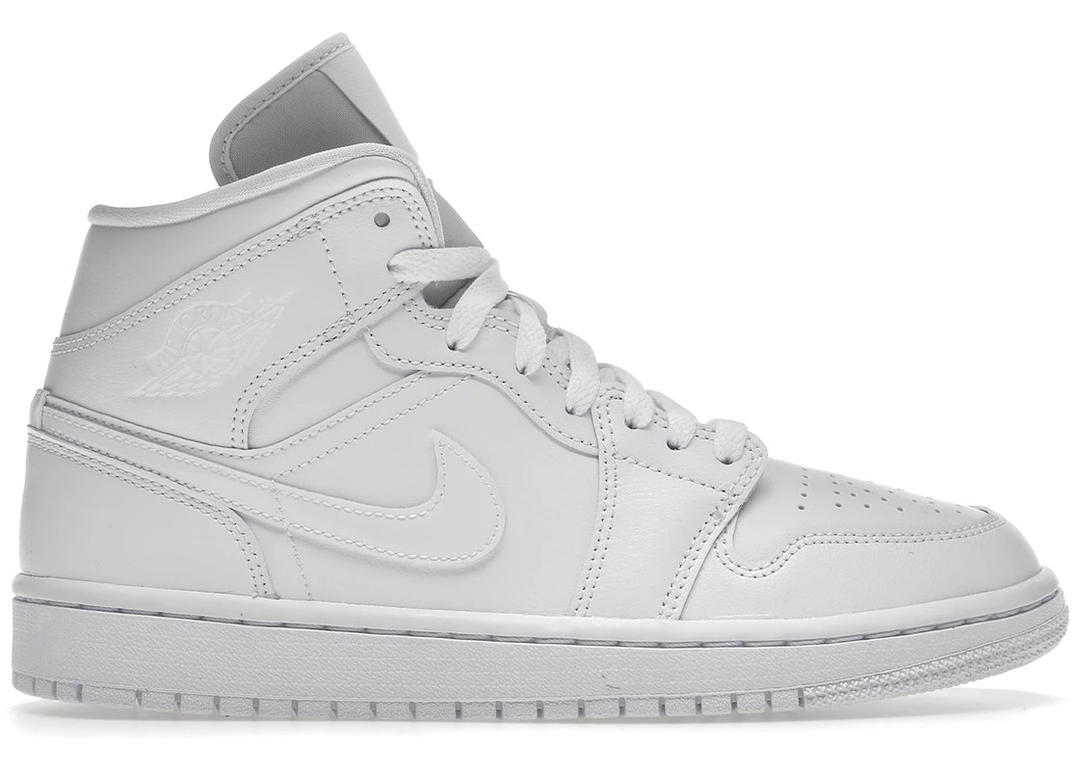 Jordan Air Jordan Mid Triple White (2022) (Women's)