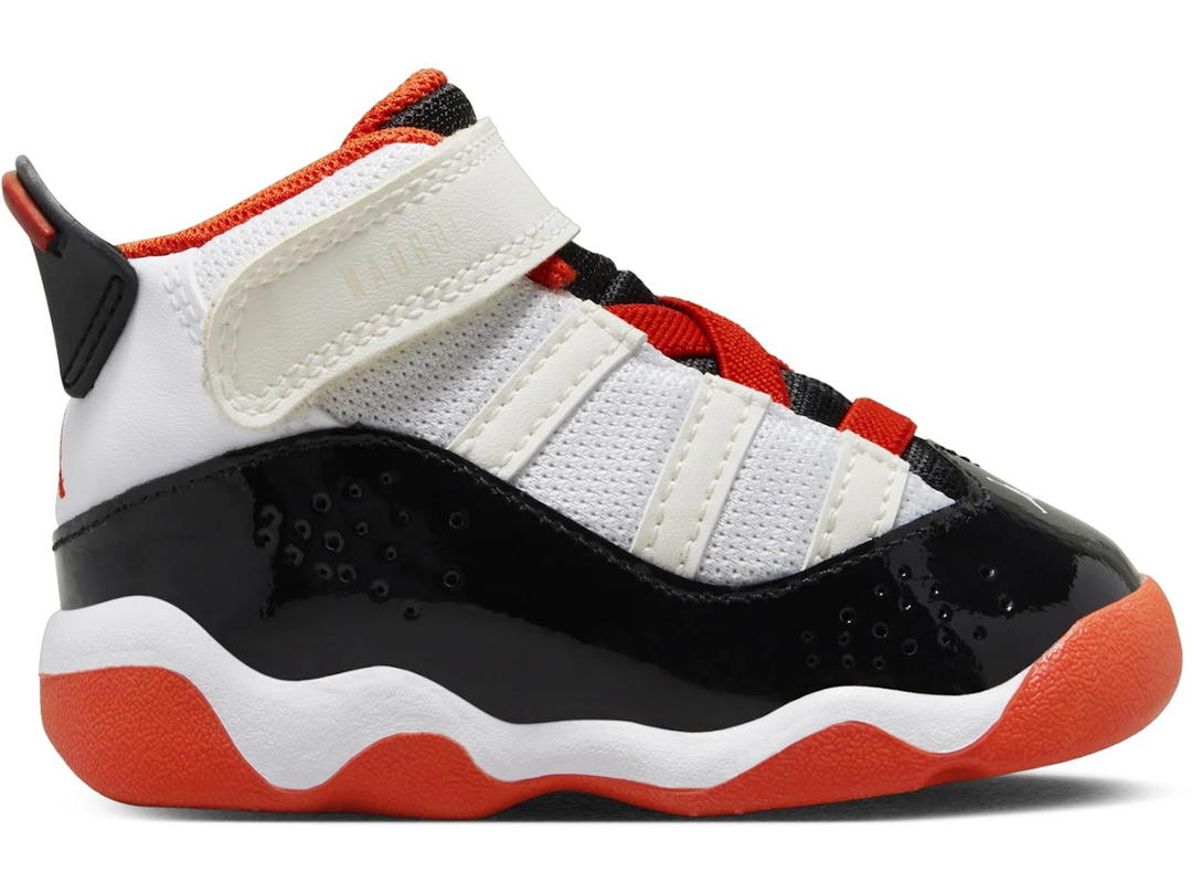 Jordan Jordan 6 Rings White Black Sail Team Orange (TD)
