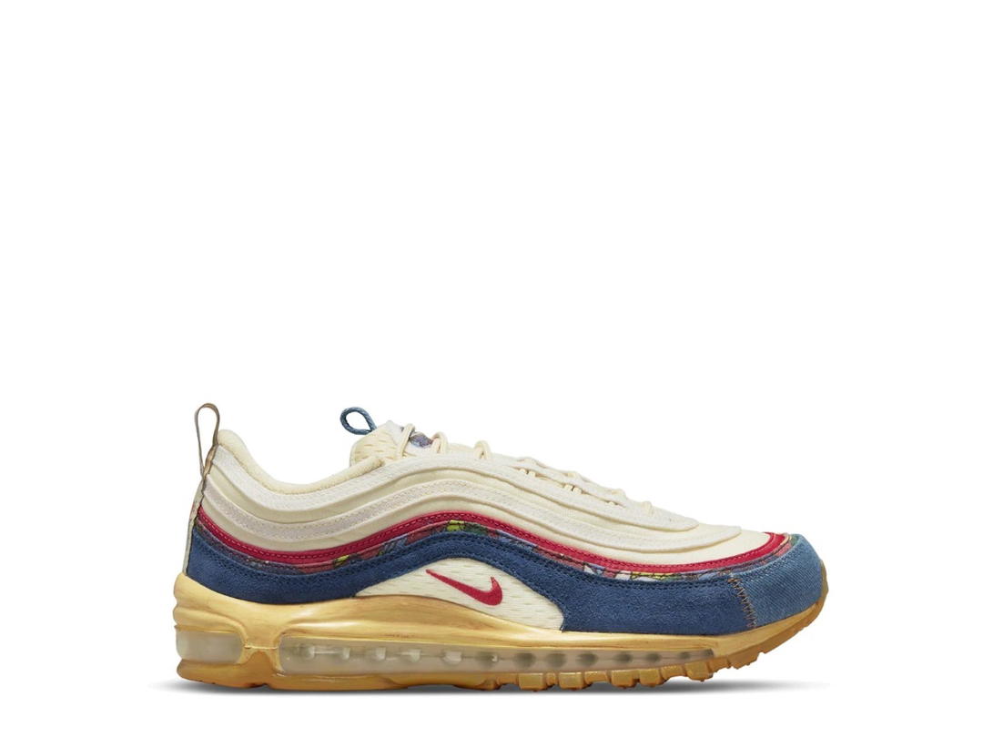 Nike Nike Air Max 97 Coconut Milk Fossil Denim Red